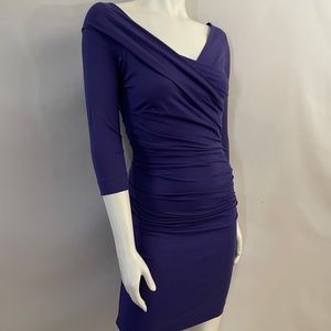 Diane Von Furstenberg Bently Wrap Dress Purple